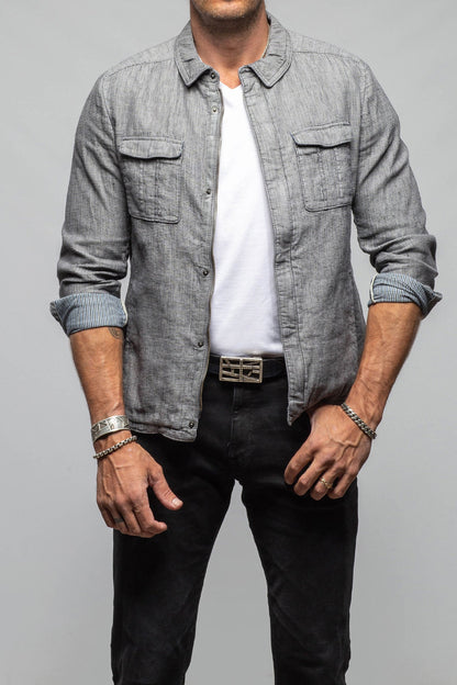 Gimo's | Davos Cotton/Linen Shirt Jacket | Warehouse - Mens - Outerwear - Cloth 