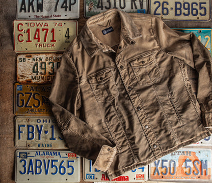 Diesel Moleskin Jacket In Desert - AXEL'S