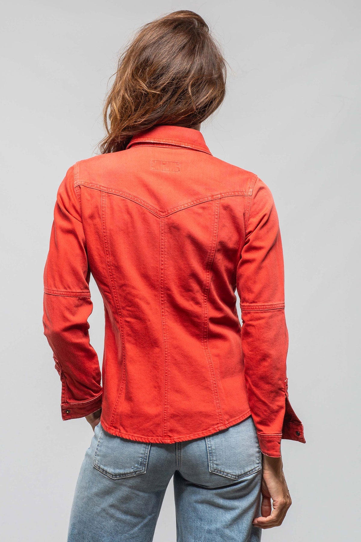 Sweetwater Denim Shirt In Corallo - AXEL'S