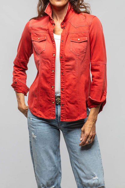 Sweetwater Denim Shirt In Corallo - AXEL'S