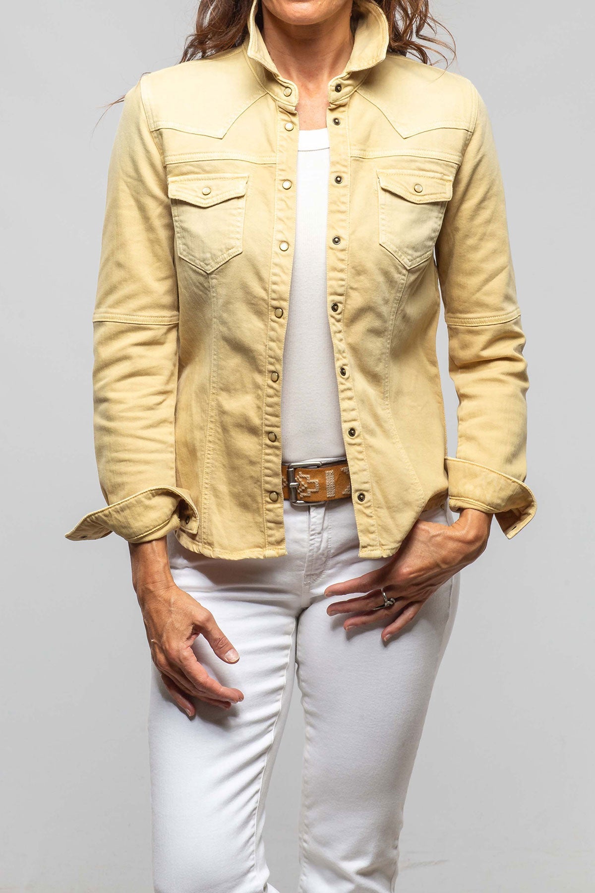 Sweetwater Denim Shirt in Lemon - AXEL'S