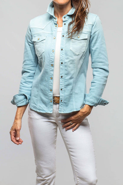 Sweetwater Denim Shirt In Washed Periwinkle - AXEL'S