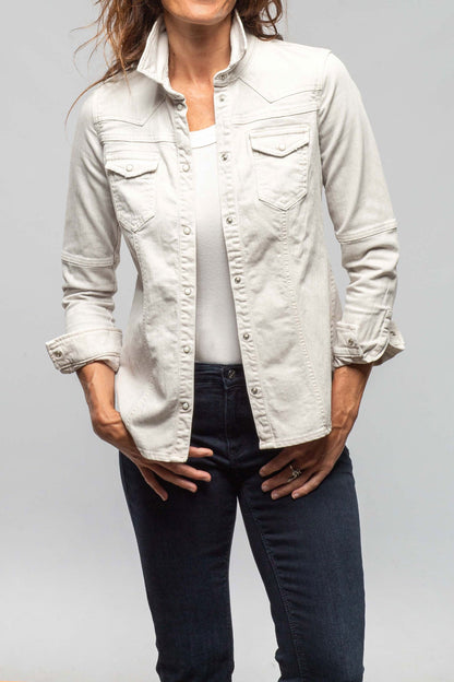 Sweetwater Stone Wash Denim Shirt In Sasso - AXEL'S