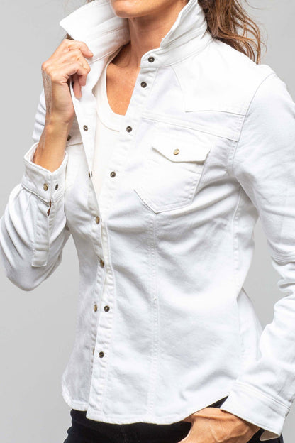 Sweetwater Denim Shirt In White - AXEL'S