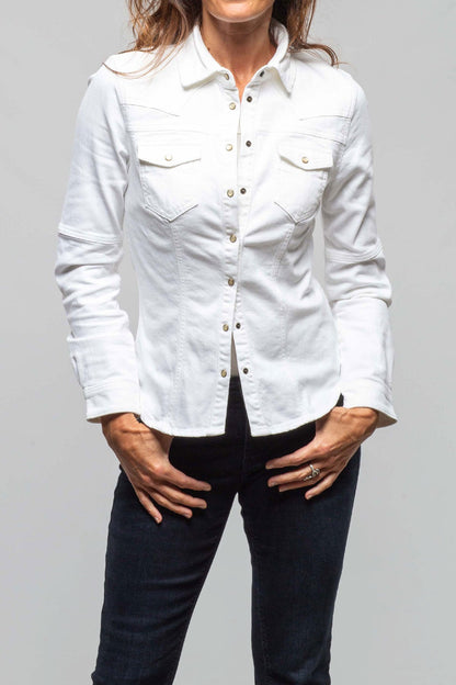 Sweetwater Denim Shirt In White - AXEL'S