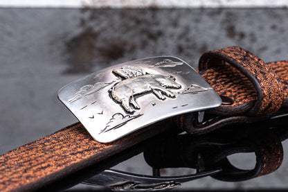 Flying Pig Trophy Buckle