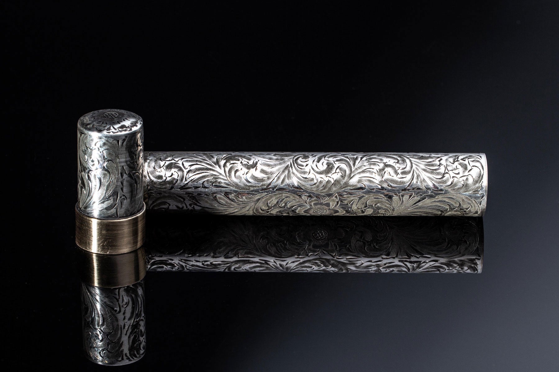 Cigar Tube Floral 14K | Mens - Accessories - Cigar Tube | American Buckle Collection