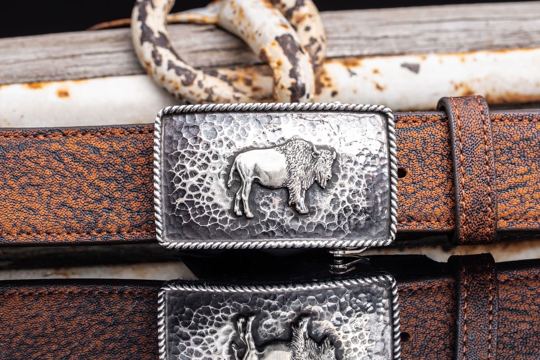 American Buckle Collection Green River Buffalo | Belts And Buckles - Trophy