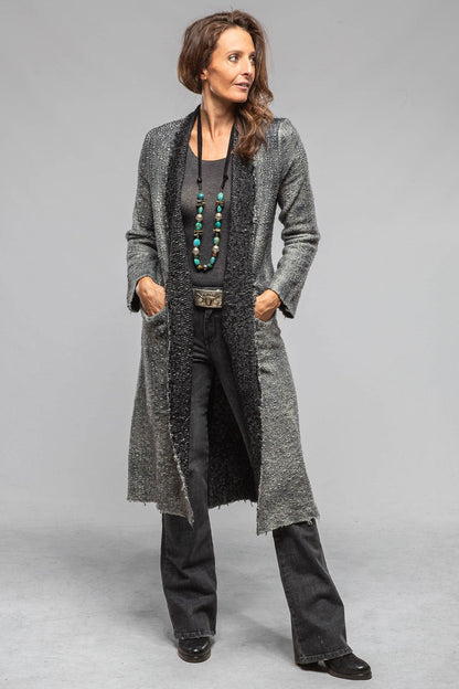 Calla Boucle Sweater Coat In Husky | Ladies - Sweaters | Avant Toi
