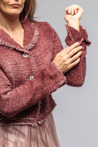 Evola Cropped Jacket In Agate | Ladies - Sweaters | Avant Toi