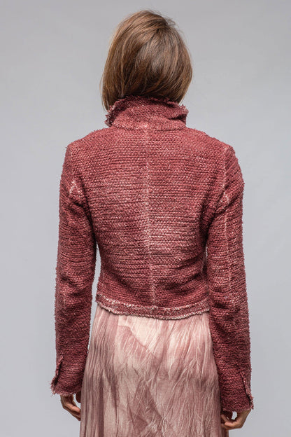Evola Cropped Jacket In Agate | Ladies - Sweaters | Avant Toi