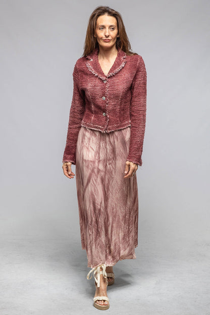 Evola Cropped Jacket In Agate | Ladies - Sweaters | Avant Toi
