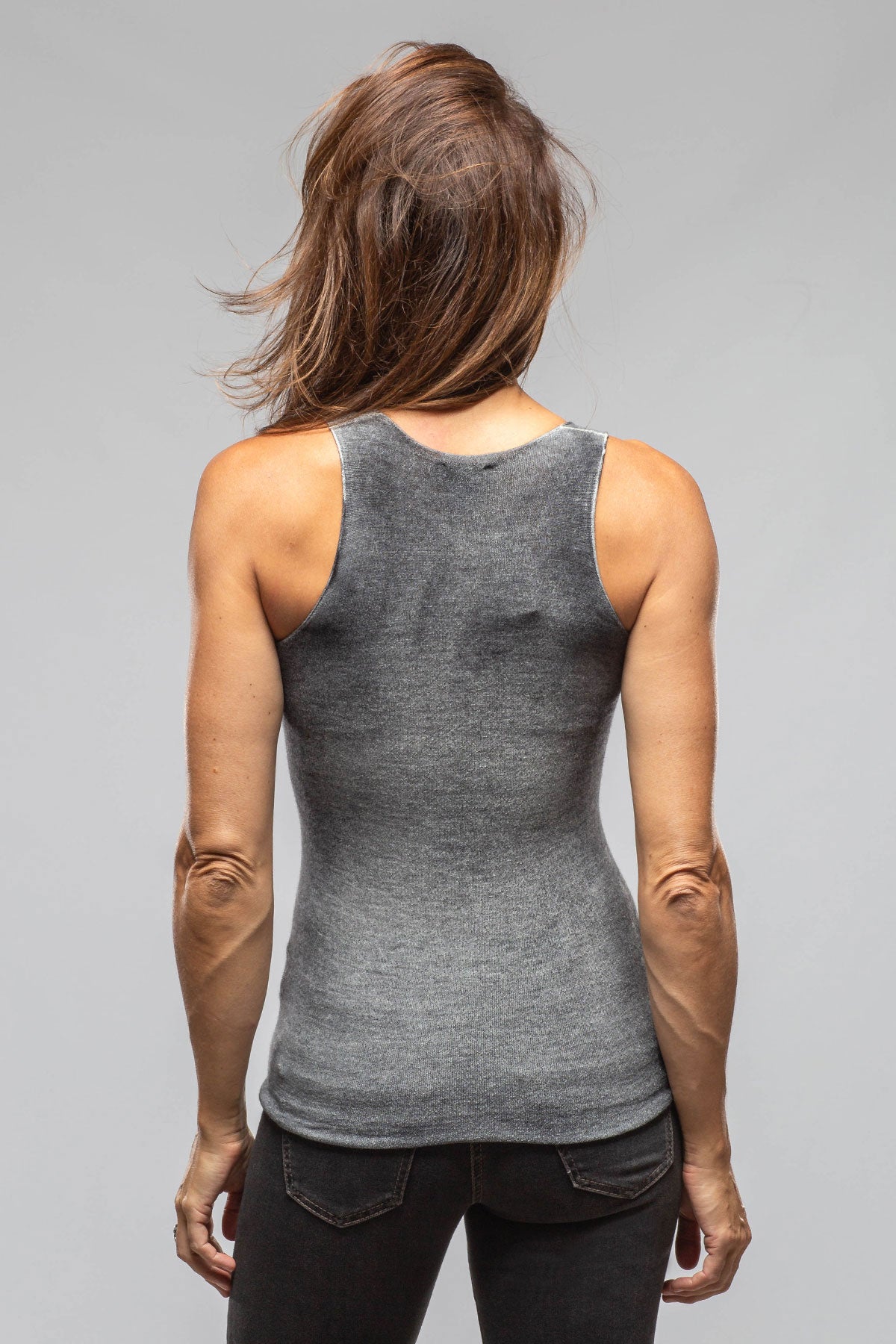 Avant Toi Giza Stretch Knit Tank In Husky Ladies - Tops