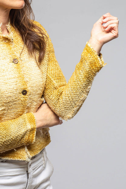Olette Stitch Knit Jacket In Pepita | Ladies - Sweaters | Avant Toi