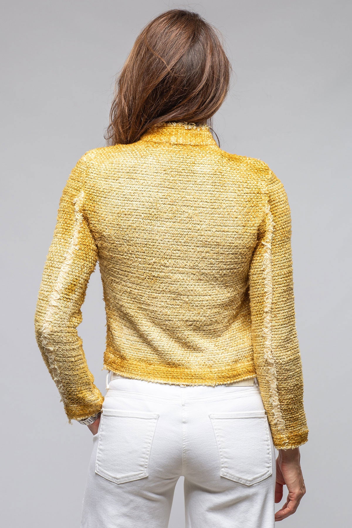 Olette Stitch Knit Jacket In Pepita | Ladies - Sweaters | Avant Toi