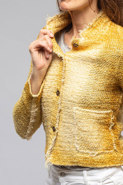 Olette Stitch Knit Jacket In Pepita | Ladies - Sweaters | Avant Toi