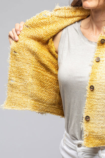 Olette Stitch Knit Jacket In Pepita | Ladies - Sweaters | Avant Toi