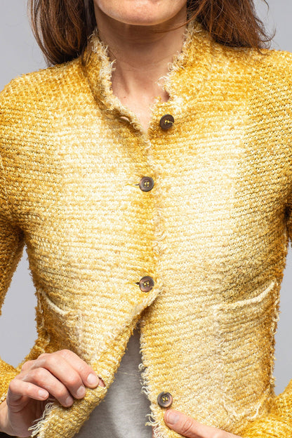 Olette Stitch Knit Jacket In Pepita | Ladies - Sweaters | Avant Toi