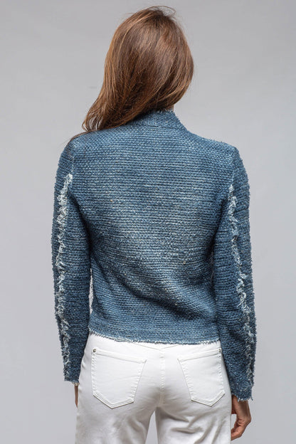 Olette Stitch Knit Jacket In Titanium | Ladies - Sweaters | Avant Toi