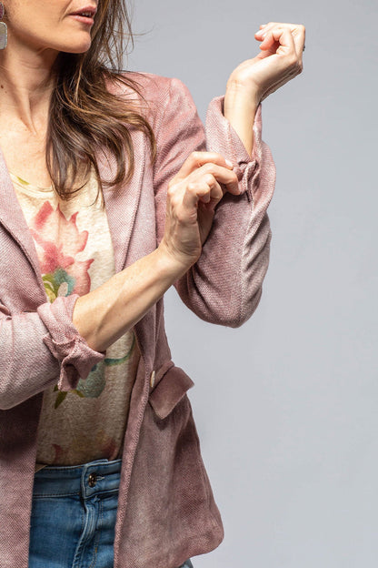 Avant Toi Pami Washed Hand Painted Blazer Ladies - Tailored - Jackets