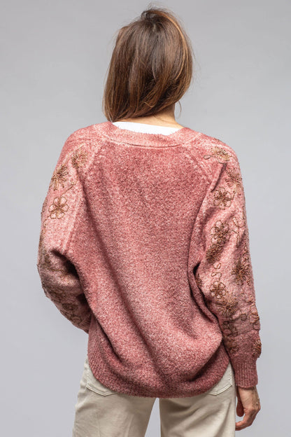 Rafi Embroidered Cardigan In Agate | Ladies - Sweaters | Avant Toi