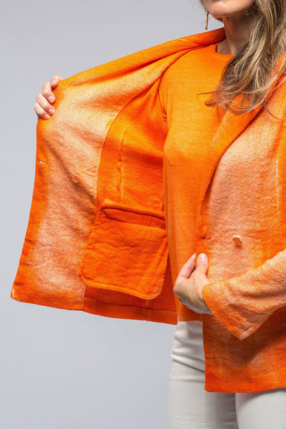 Roberta Shaded Jacket In Persimmons | Ladies - Tailored - Jackets | Avant Toi