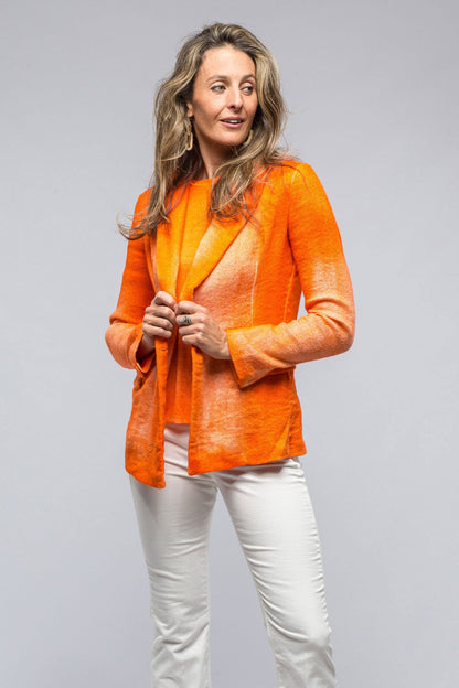 Roberta Shaded Jacket In Persimmons | Ladies - Tailored - Jackets | Avant Toi