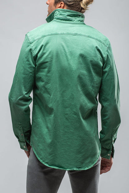 Axel's Premium Denim | Cassidy Snap Shirt Verde Giada | Mens - Snap Shirts 