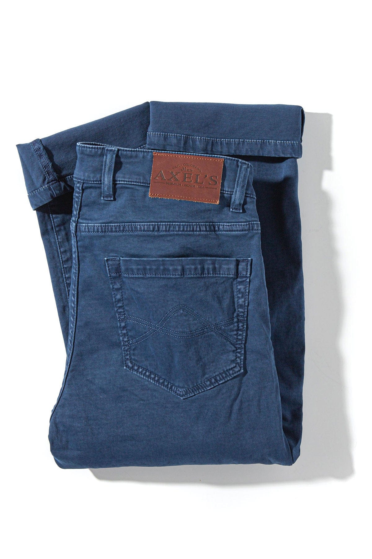Colorado Soft-Touch Slim Jeans In Indaco - AXEL'S
