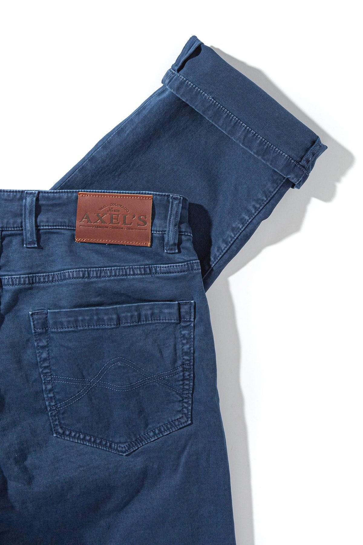 Colorado Soft-Touch Slim Jeans In Indaco - AXEL'S