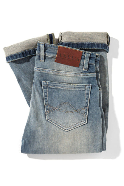 Sedona Denim In Light Wash Blue - AXEL'S