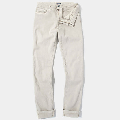 Axel's Premium Denim | Taos Slim Cotton/Linen Denim in Sasso | Mens - Pants - 5 Pocket 