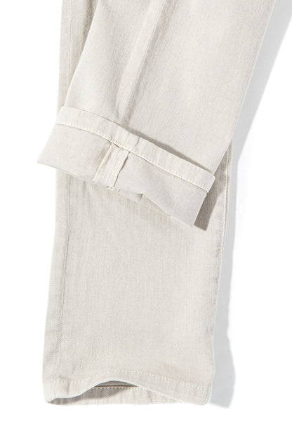 Axel's Premium Denim Taos Slim Cotton/Linen Denim in Sasso Mens - Pants - 5 Pocket