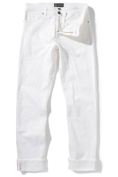 Tucson Selvedge Denim In Bianco - AXEL'S