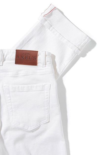 Tucson Selvedge Denim In Bianco - AXEL'S
