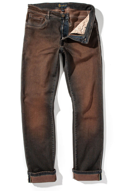 Waylon Over-Dyed Stretch Denim In Desert - AXEL'S