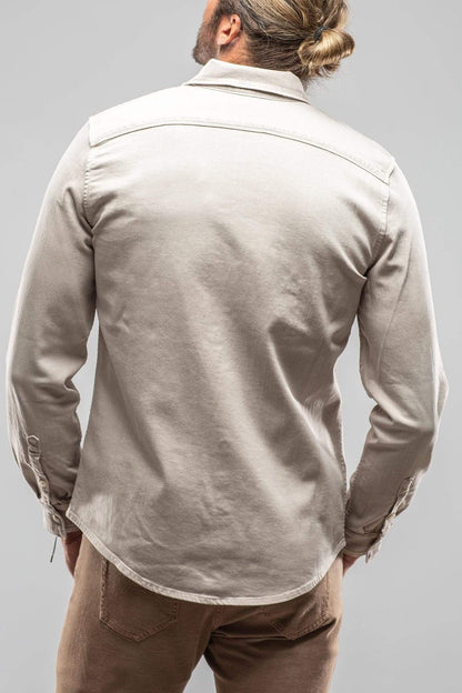 Axel's Premium Denim Ranger Colored Denim Snap Shirt In Sasso | Mens - Snap Shirts