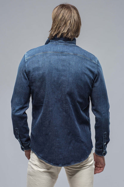 Roper Over-Dyed Western Snap Shirt In Dark Blue - AXEL'S