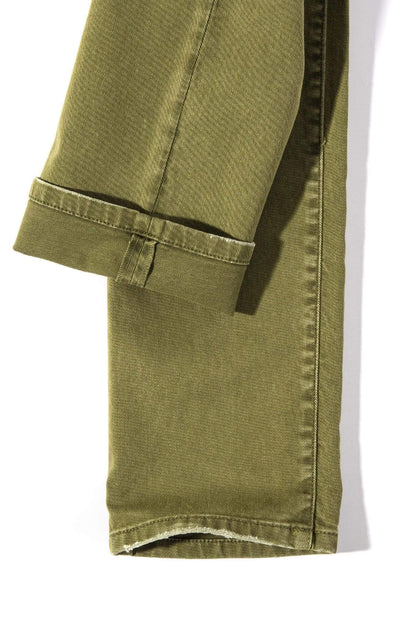 Silverton Colored Denim In Avocado - AXEL'S