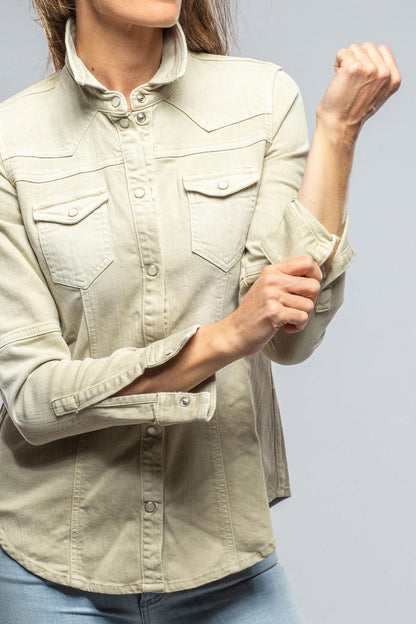 Sweetwater Denim Shirt In Celery - AXEL'S