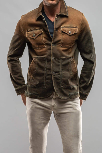 Tennessee Jacket In Ruggine Overdye - AXEL'S