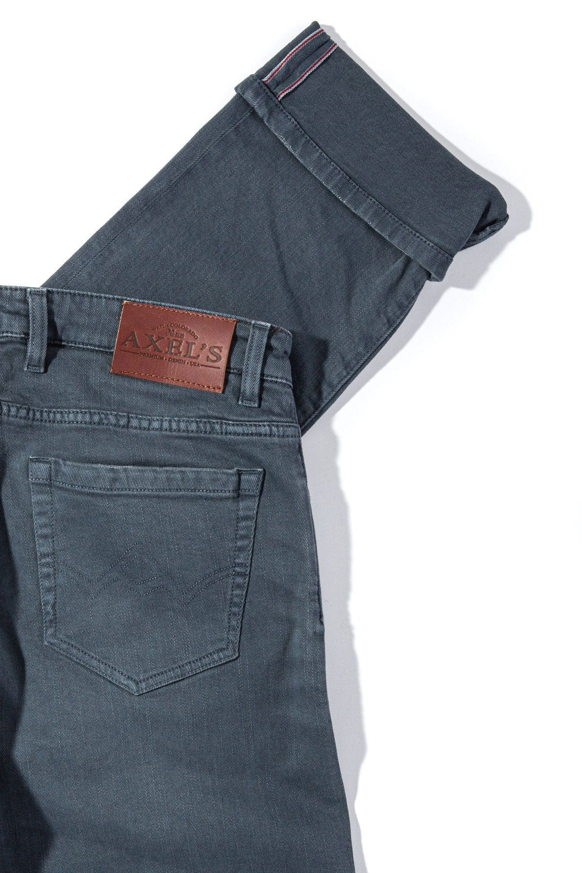 Axel's Premium Denim Tucson Selvedge Denim In Acciaio | Mens - Pants - 5 Pocket