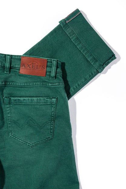 Tucson Selvedge Denim In Green - AXEL'S