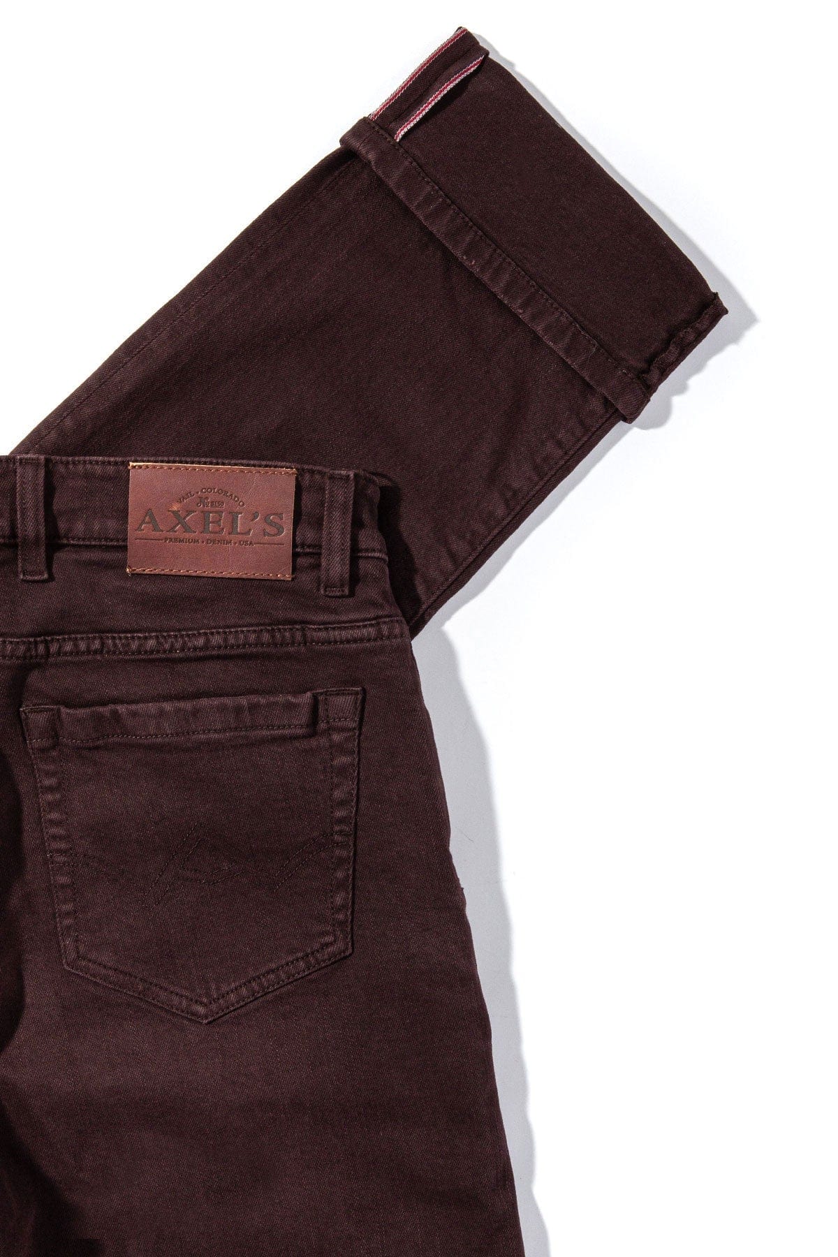 Tucson Selvedge Denim In Mosto - AXEL'S