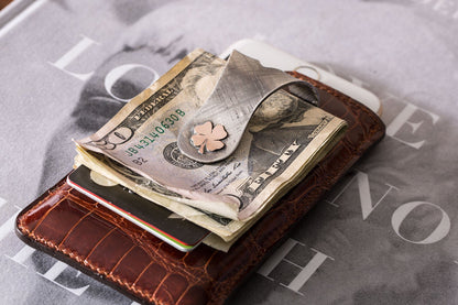 4 Leaf Clover Money Clip - AXEL'S