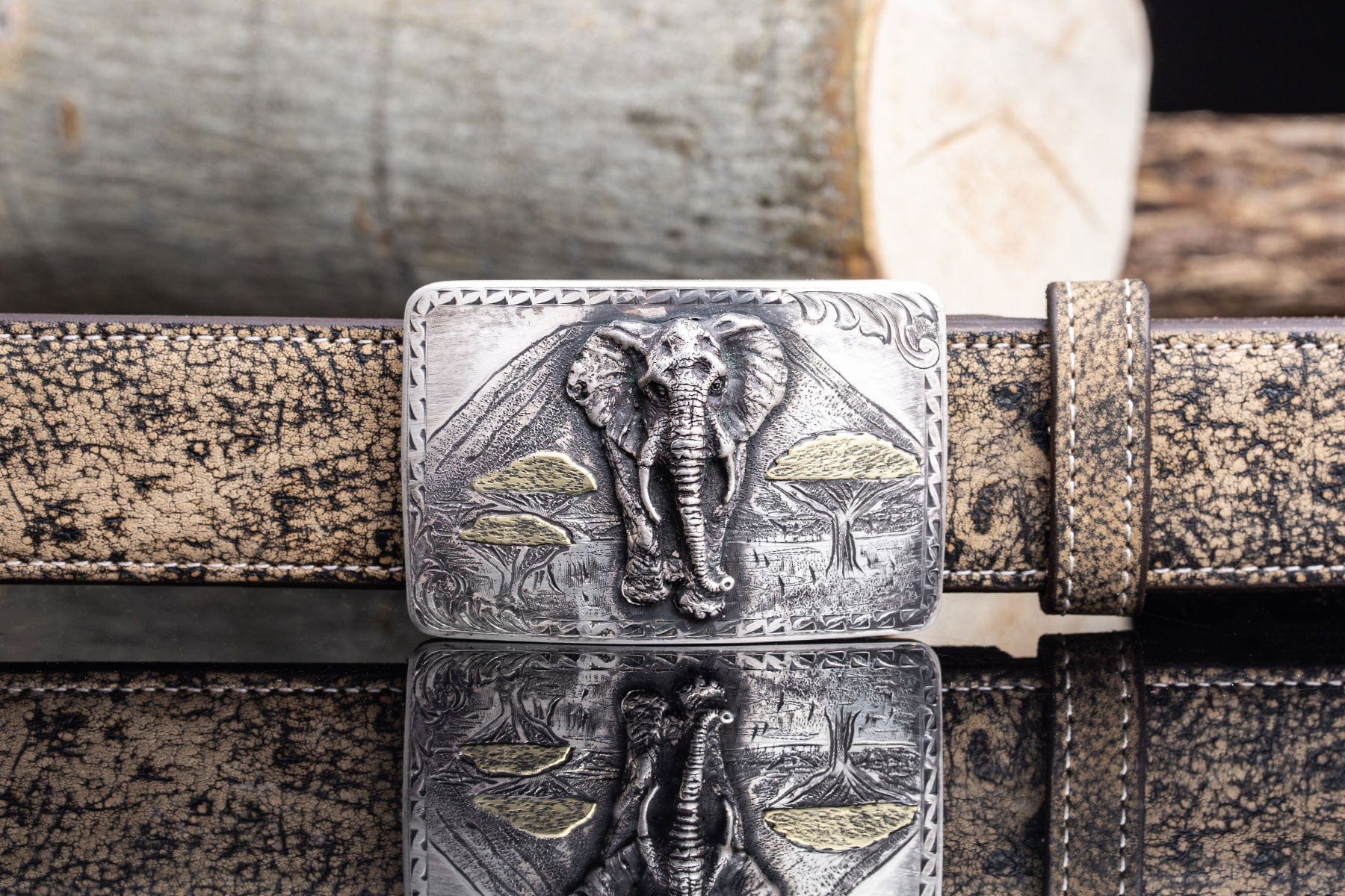 American Buckle Collection AB Elephant Trophy Buckle | Belts And Buckles - Trophy