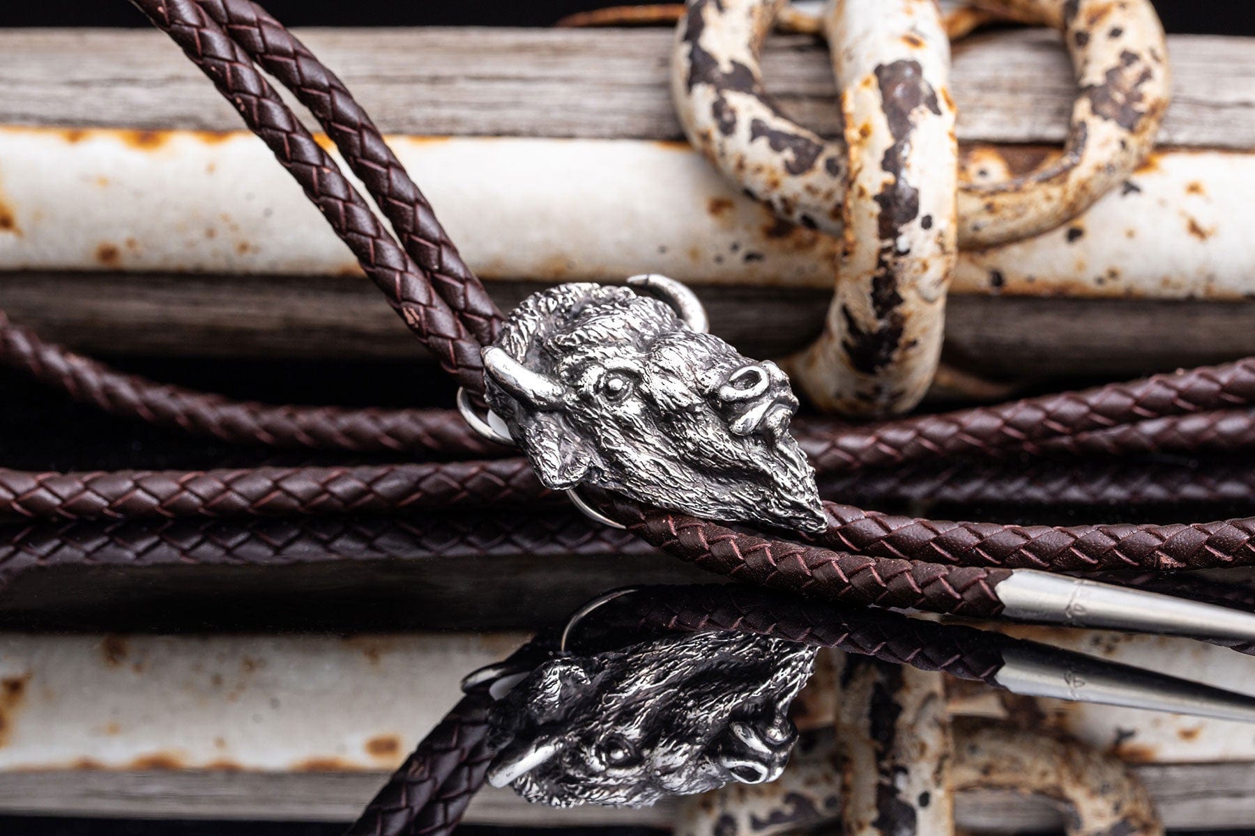 American Buckle Collection Buffalo Bolo Tie | Mens - Accessories - Bolo Tie