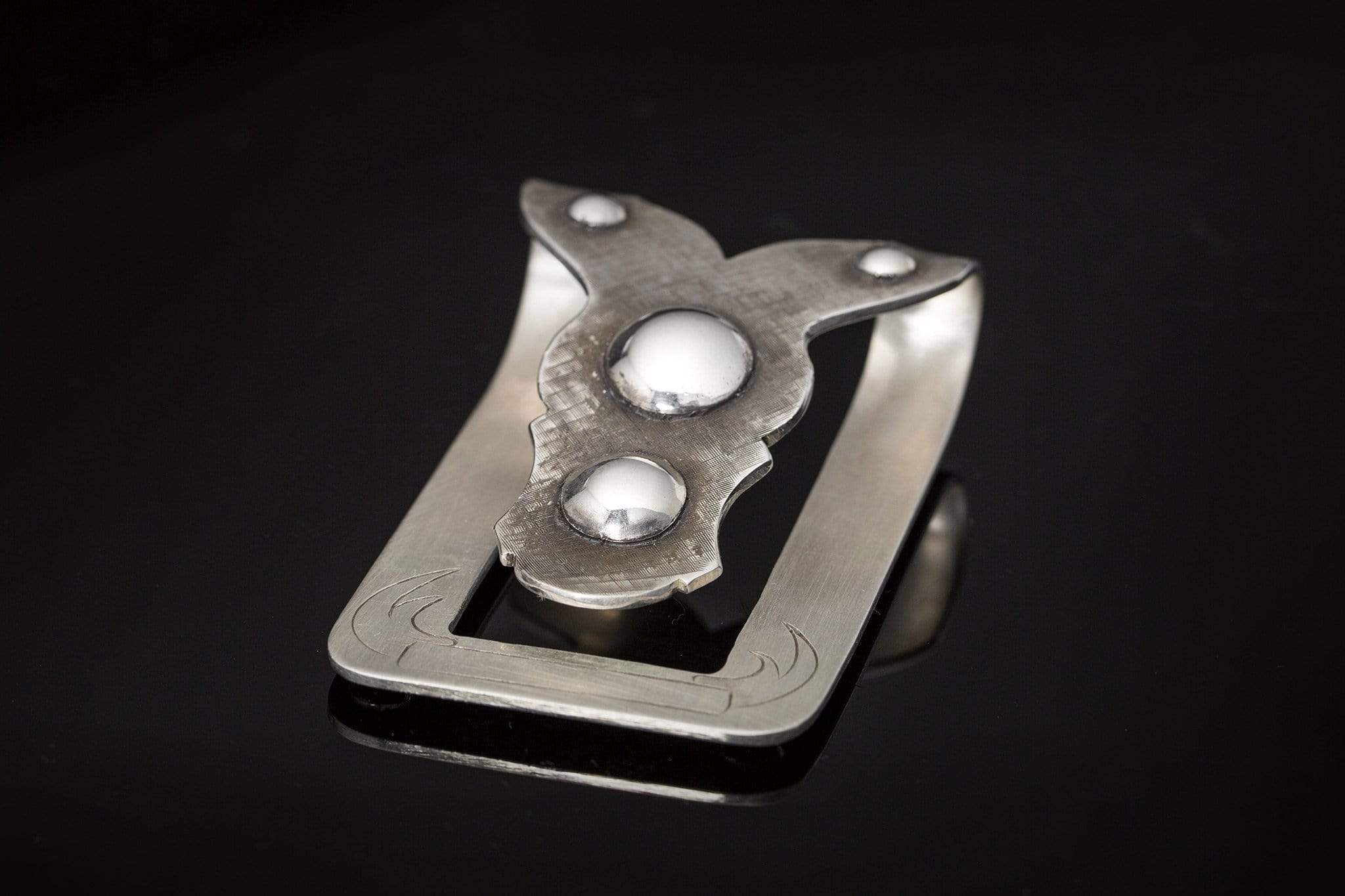 Fold Over Money Clip w/ Raised Spots - AXEL'S