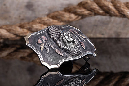 Comstock Heritage Heraldic Ute 14k Trophy Buckle Belts And Buckles - Trophy