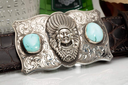 American Buckle Collection Lonestar Turquoise | Belts And Buckles - Trophy